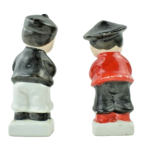 Bowing Oriental Couple Figurines Mid Century Vintage 4 inch tall - Picture 2 of 9